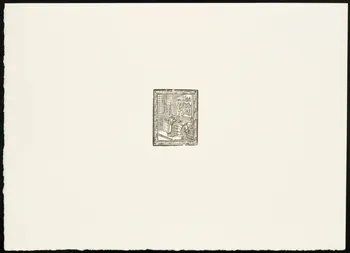 estampe Prêtre face à l'autel 1969.87.343.2 Photo