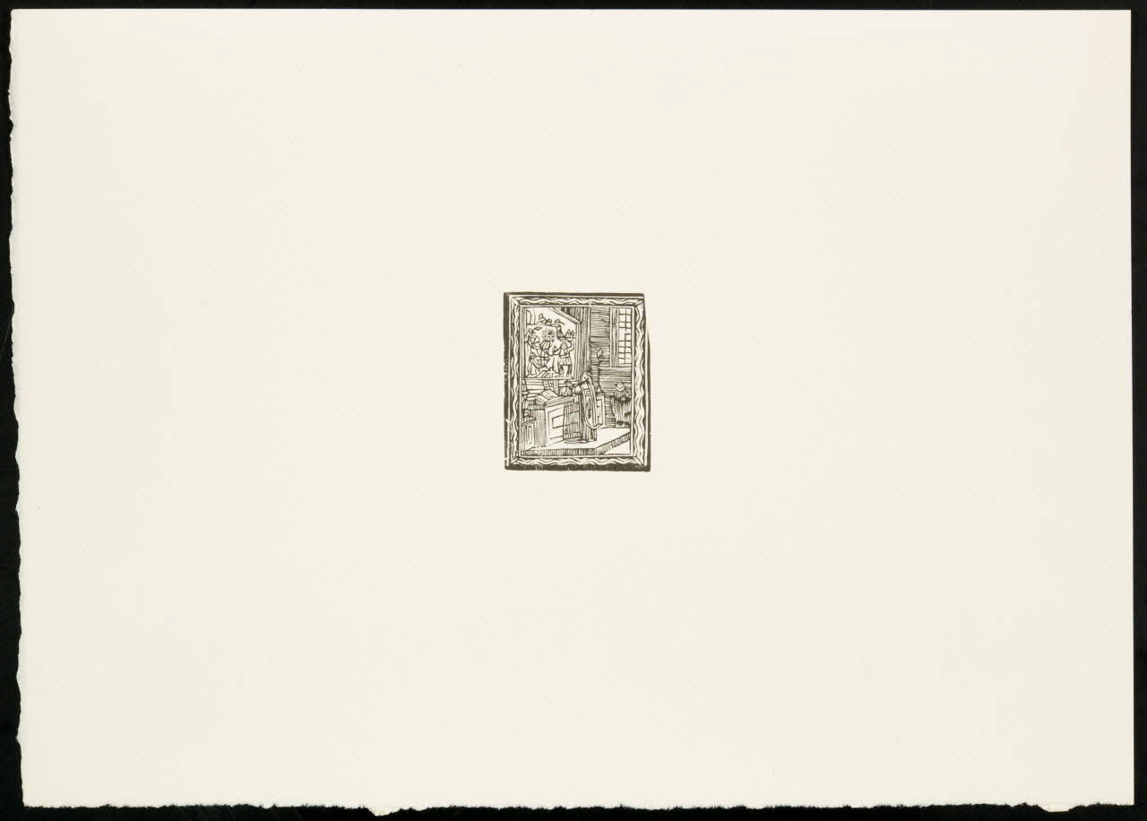 estampe Prêtre face à l'autel 1969.87.345.2 Photo