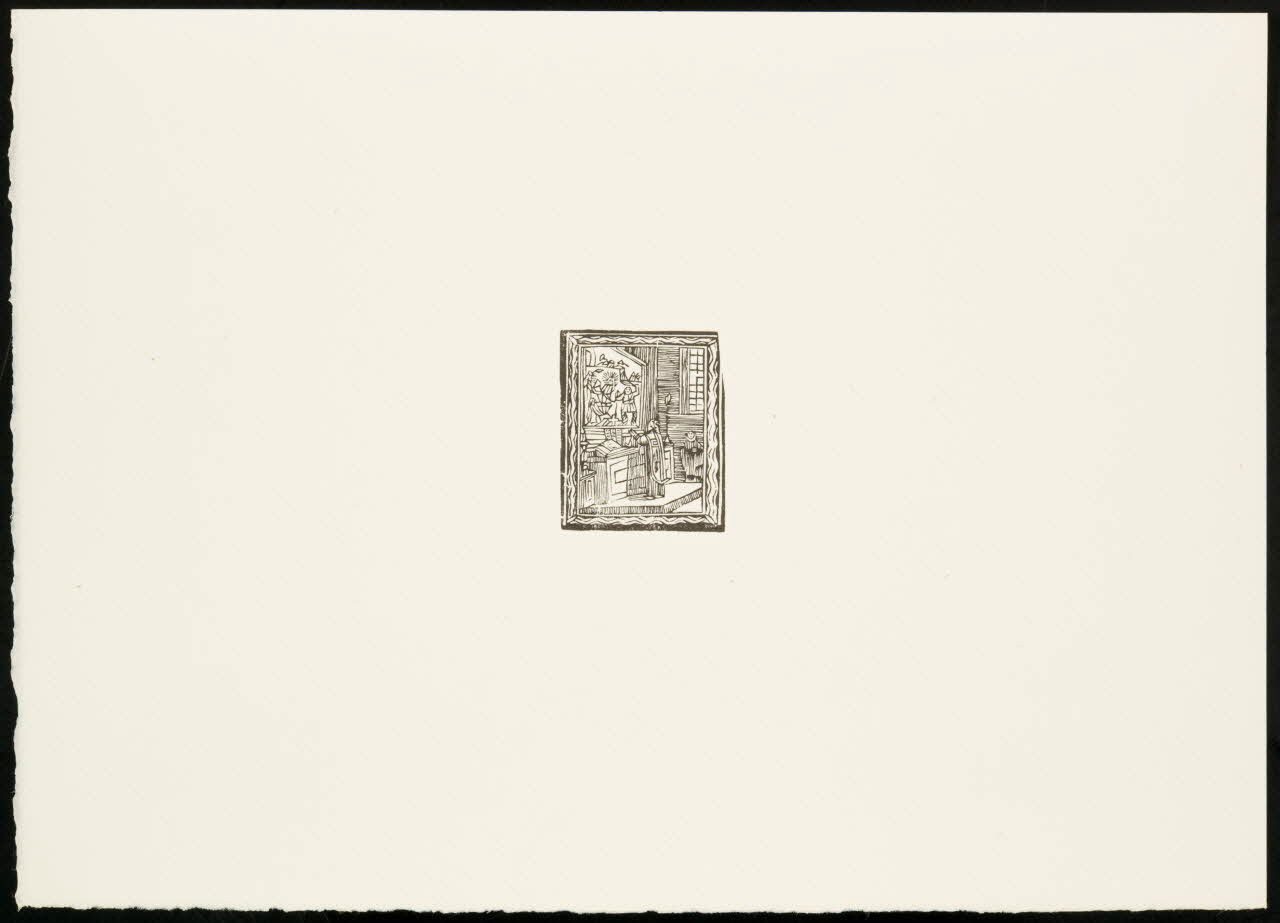 estampe Prêtre face à l'autel 1969.87.345.3 Photo