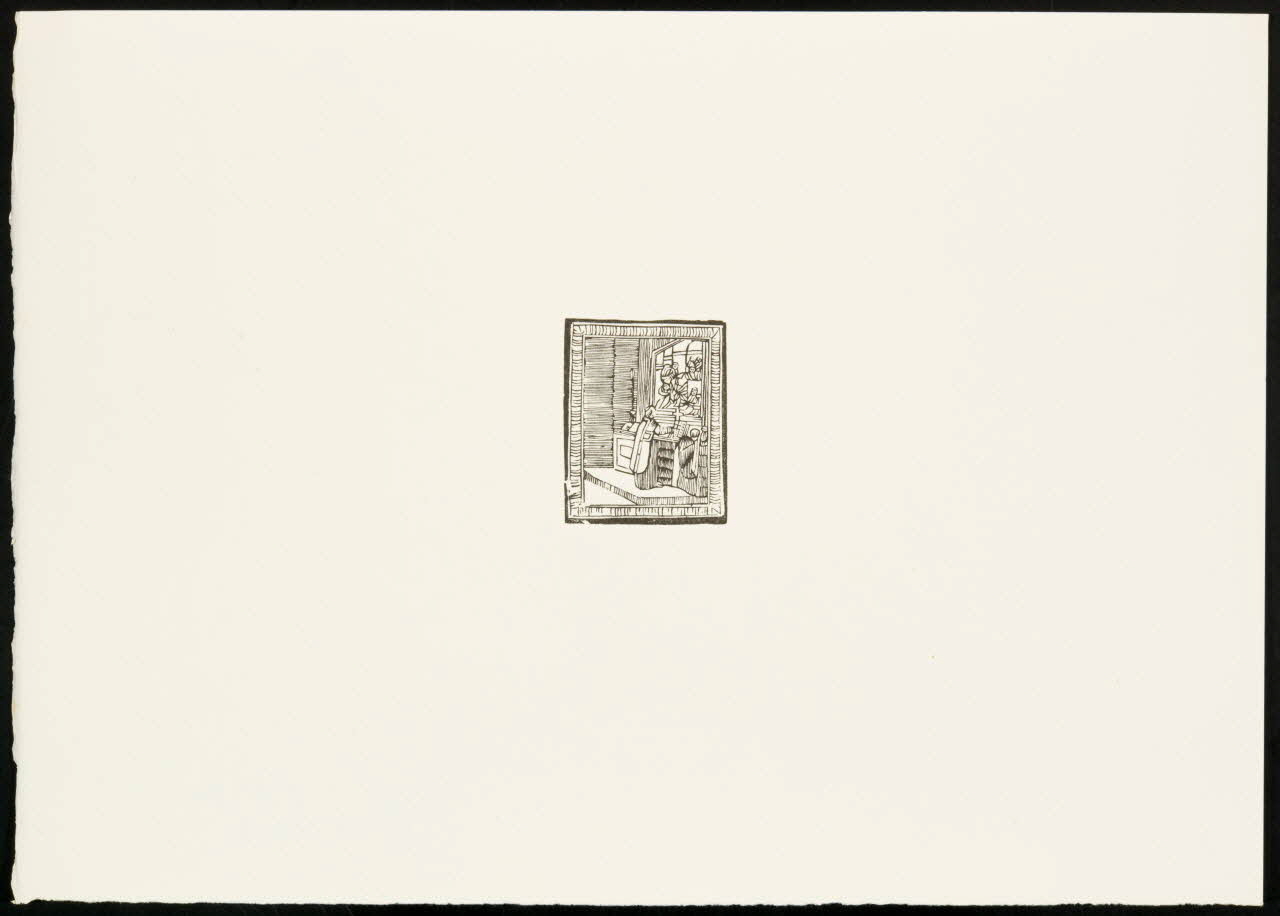 estampe Prêtre face à l'autel 1969.87.347.2 Photo