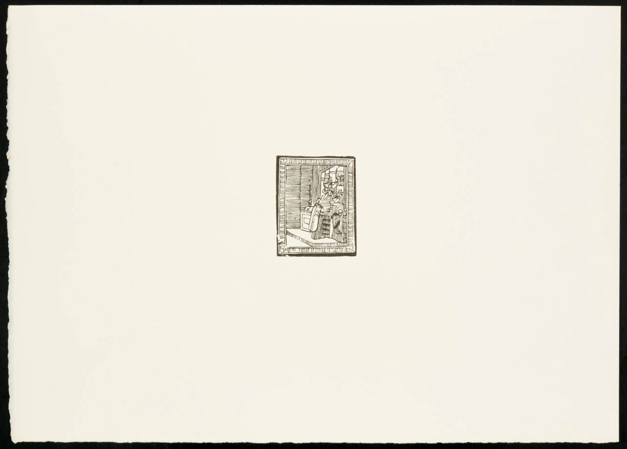 estampe Prêtre face à l'autel 1969.87.347.3 Photo