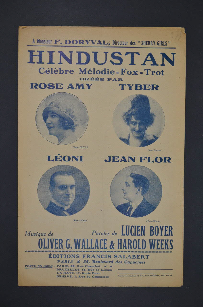 chanson petit format 1966.199.62 Photo Mucem