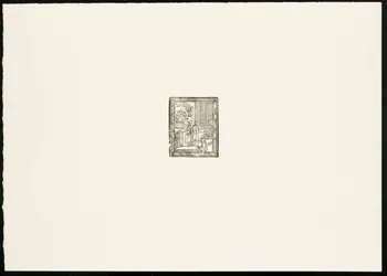 estampe Enfant de choeur et prêtre devant l'autel 1969.87.351.2 Photo