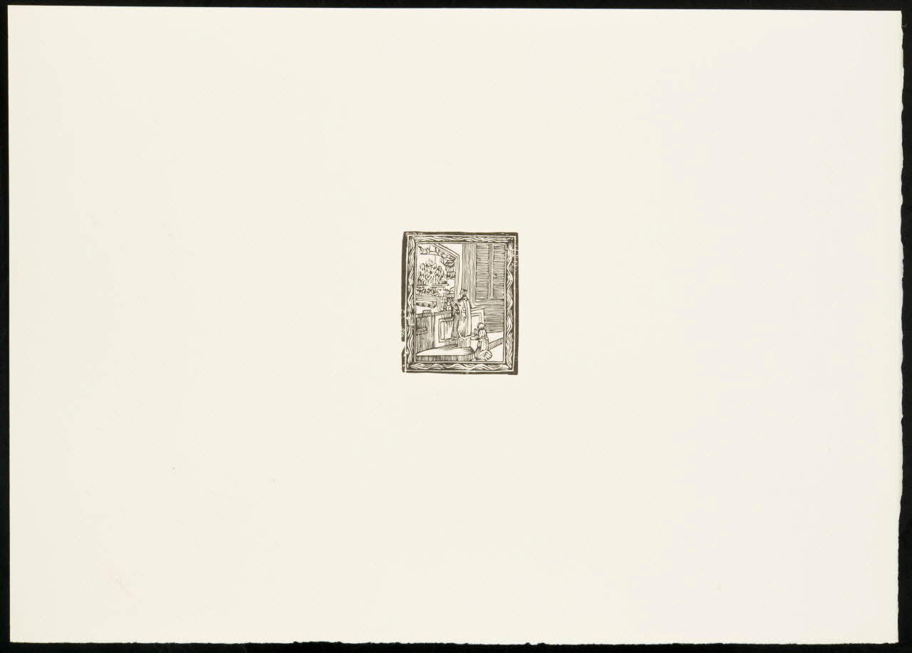 estampe Enfant de choeur et prêtre devant l'autel 1969.87.351.3 Photo