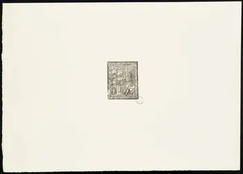 estampe Prêtre et enfant face à l'autel 1969.87.363.1 Photo