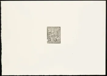 estampe Prêtre et enfant face à l'autel 1969.87.363.3 Photo