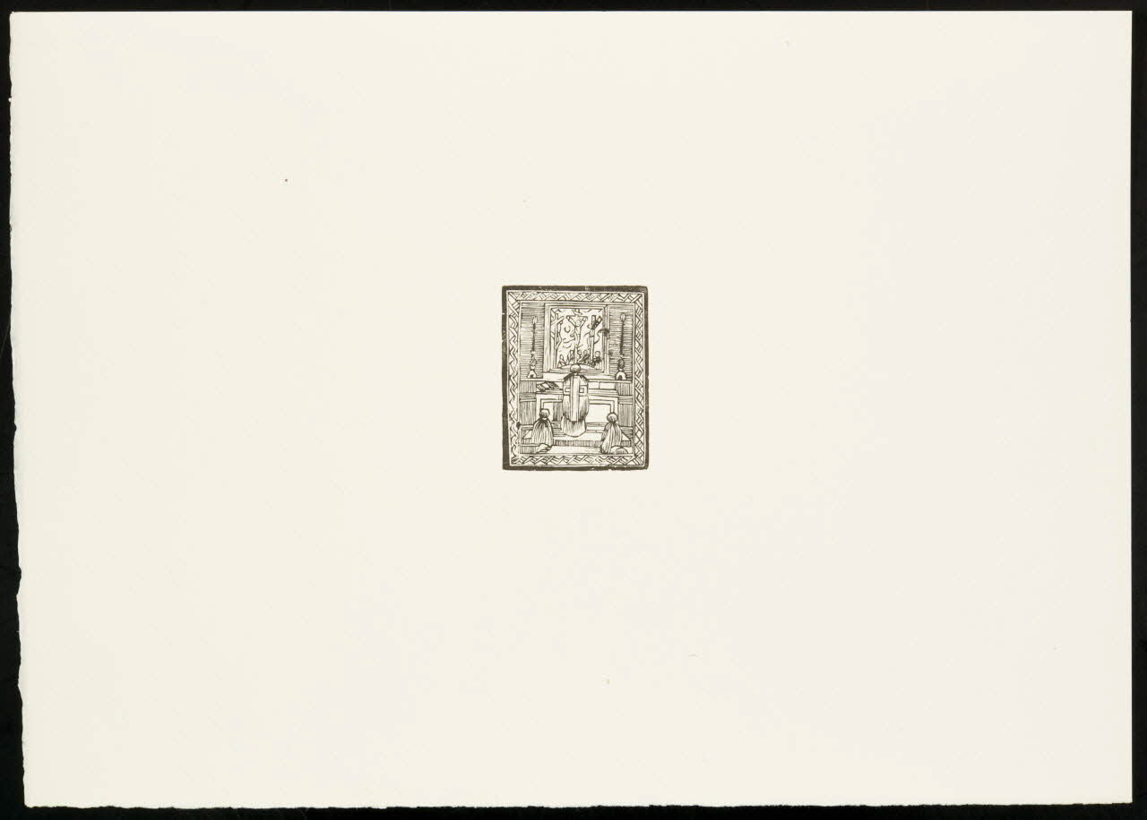 estampe Prêtre et enfants de choeur 1969.87.365.2 Photo