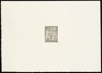 estampe Prêtre et enfant face à l'autel 1969.87.367.1 Photo