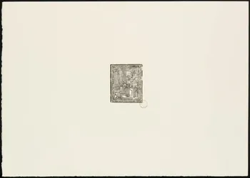 estampe Prière devant l'autel 1969.87.371.1 Photo