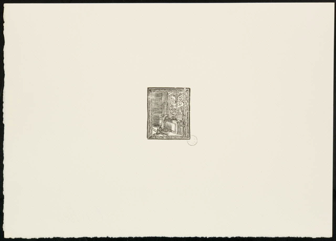 estampe Prière devant l'autel 1969.87.373.1 Photo