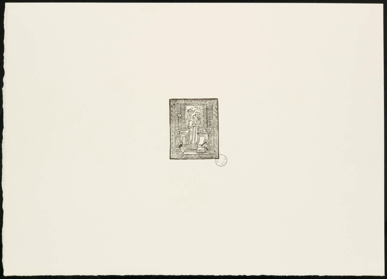 estampe Prière devant l'autel 1969.87.379.1 Photo