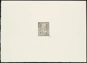 estampe Prière devant l'autel 1969.87.379.1 Photo