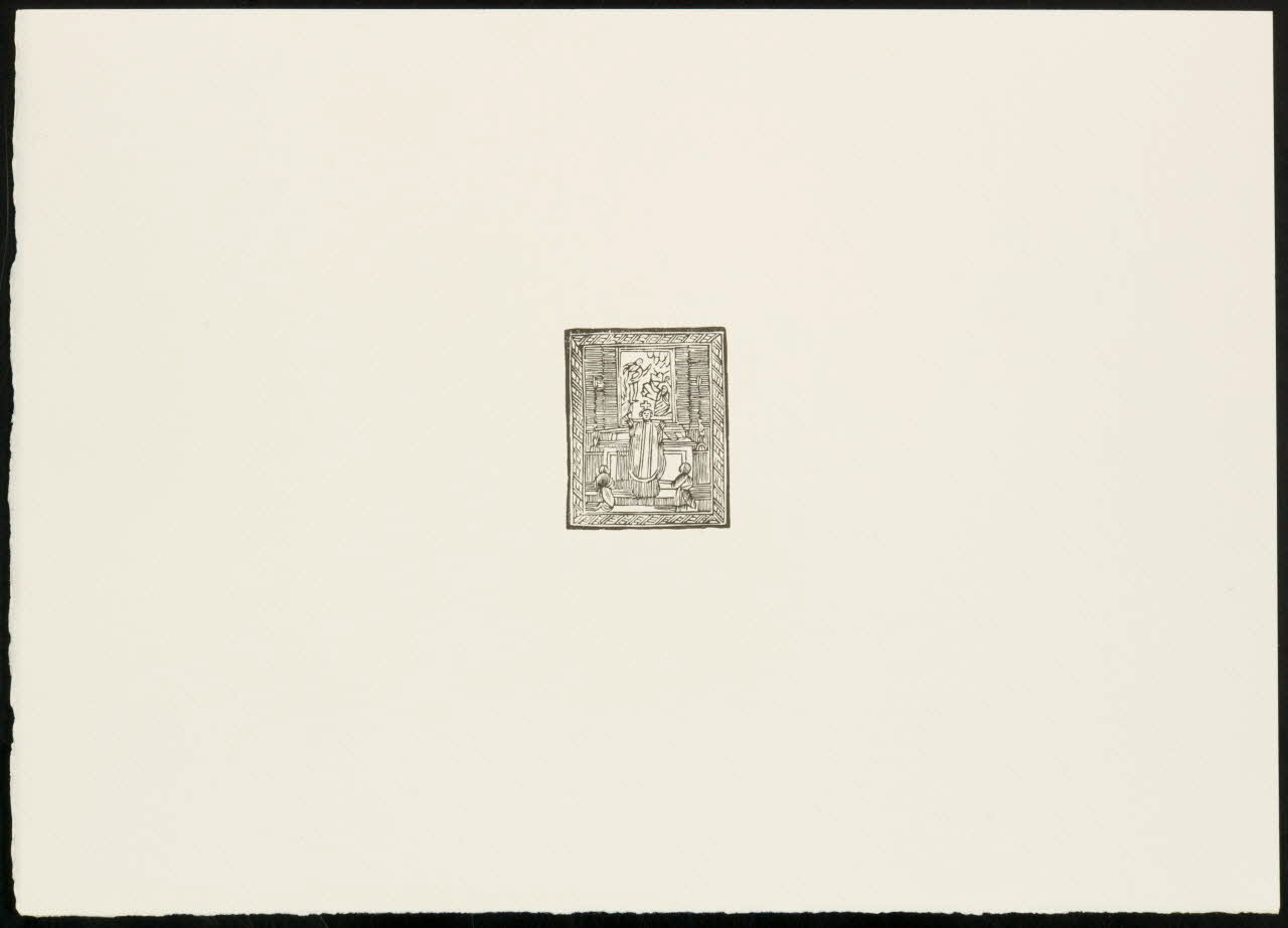 estampe Prière devant l'autel 1969.87.379.2 Photo