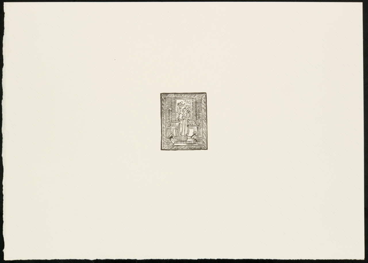 estampe Prière devant l'autel 1969.87.379.3 Photo