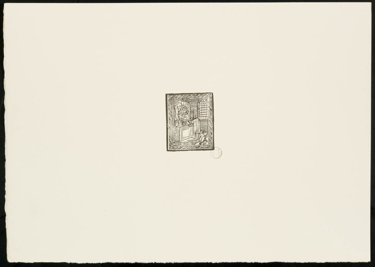 estampe Scène de prière 1969.87.381.1 Photo