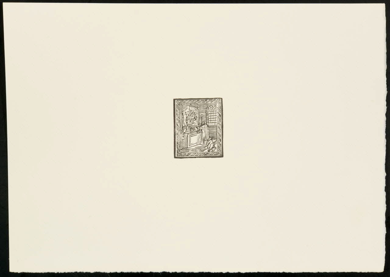 estampe Scène de prière 1969.87.381.3 Photo