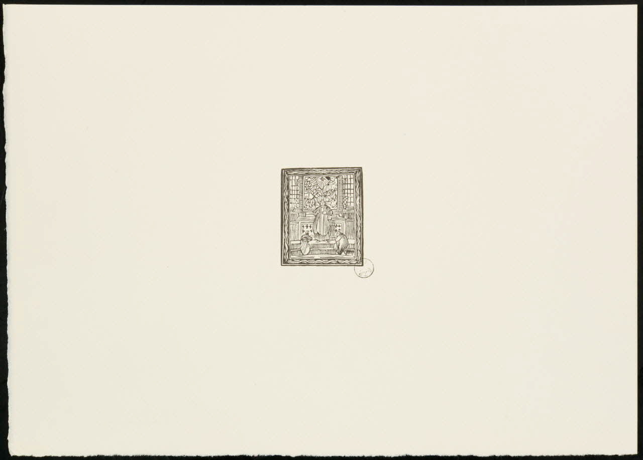 estampe Prière devant un autel 1969.87.385.1 Photo