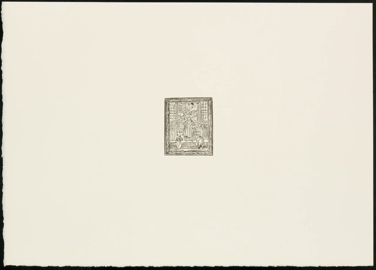 estampe Prière devant un autel 1969.87.385.2 Photo