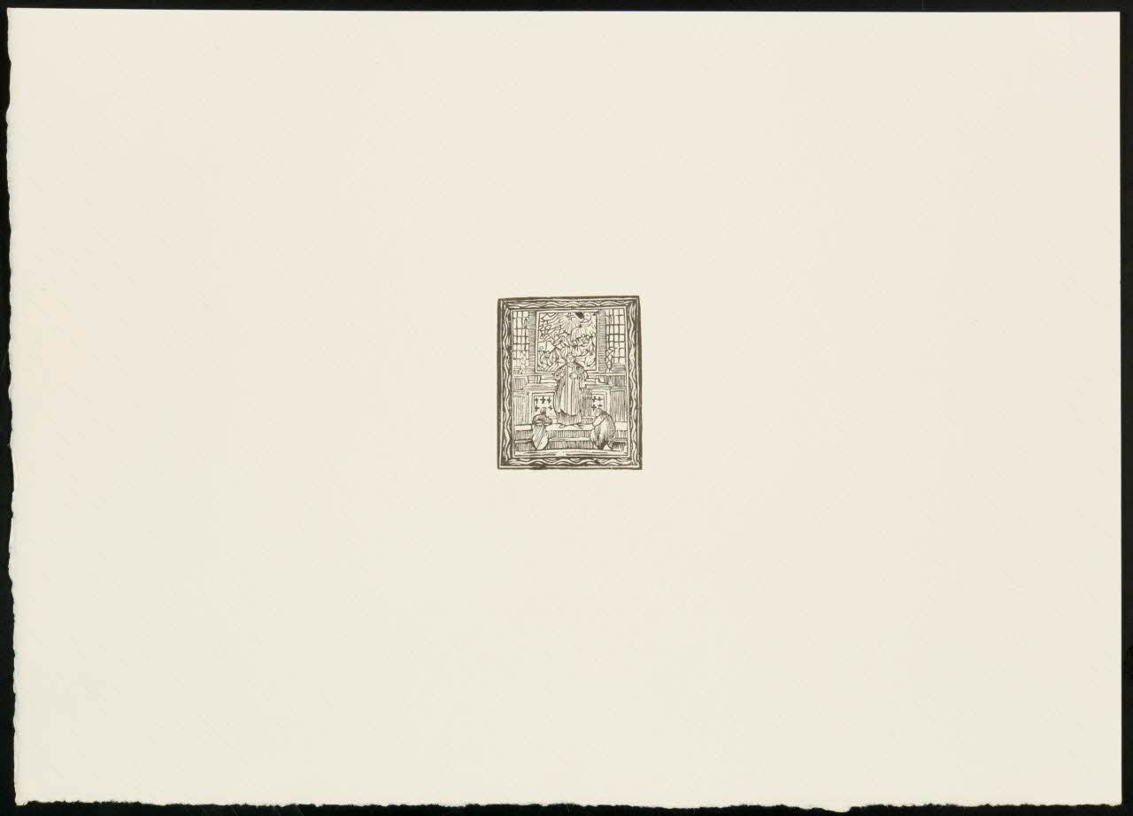 estampe Prière devant un autel 1969.87.385.3 Photo