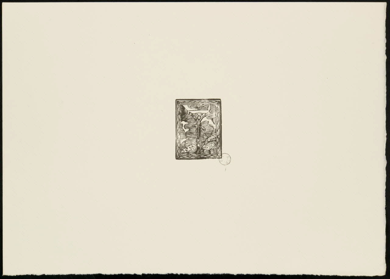 estampe Christ en croix 1969.87.387.1 Photo