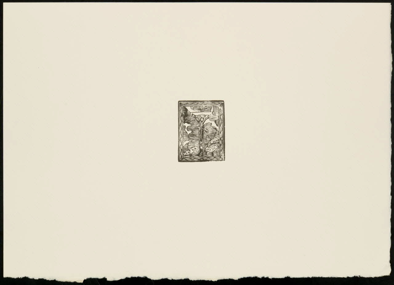 estampe Christ en croix 1969.87.387.2 Photo