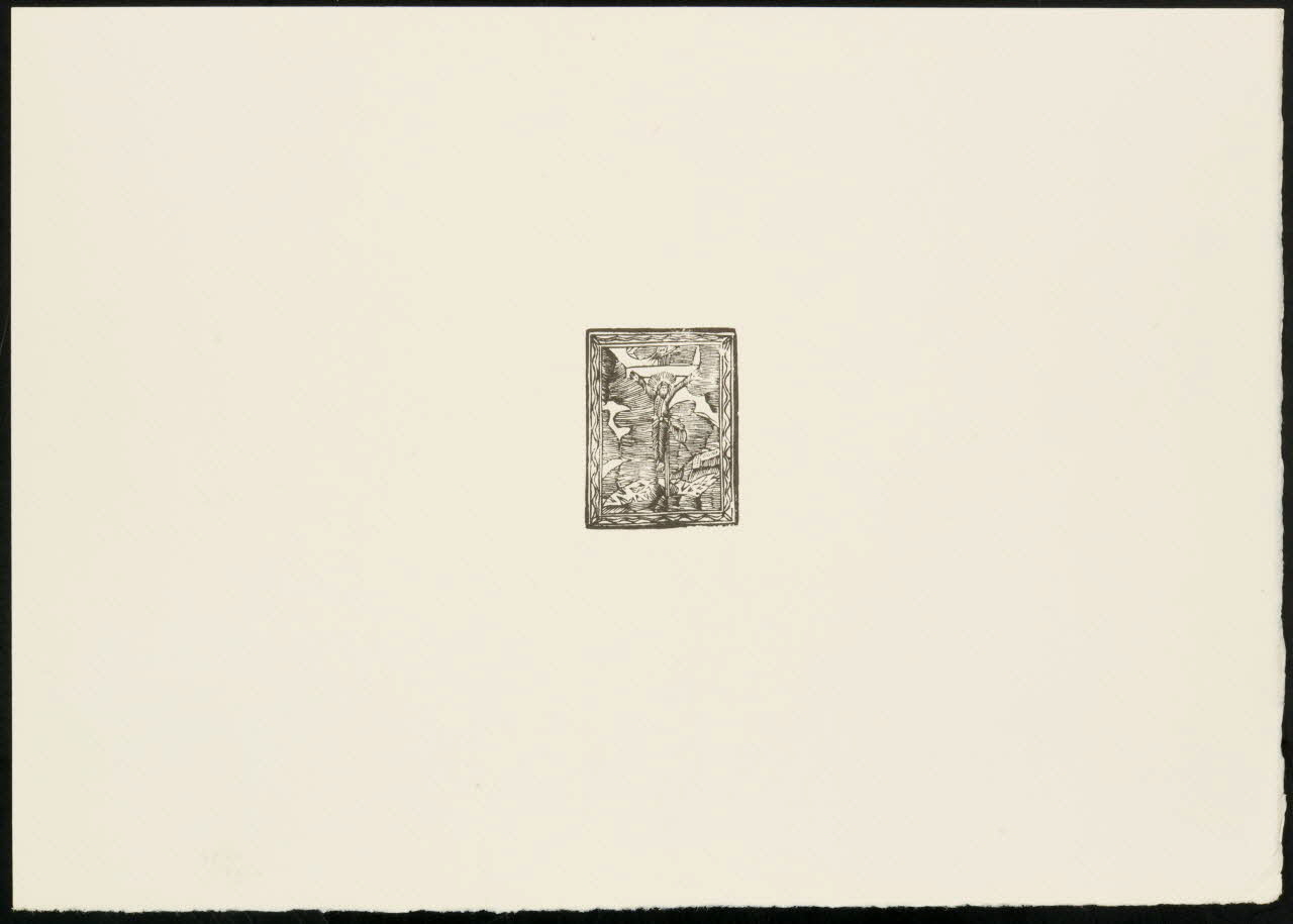 estampe Christ en croix 1969.87.387.3 Photo