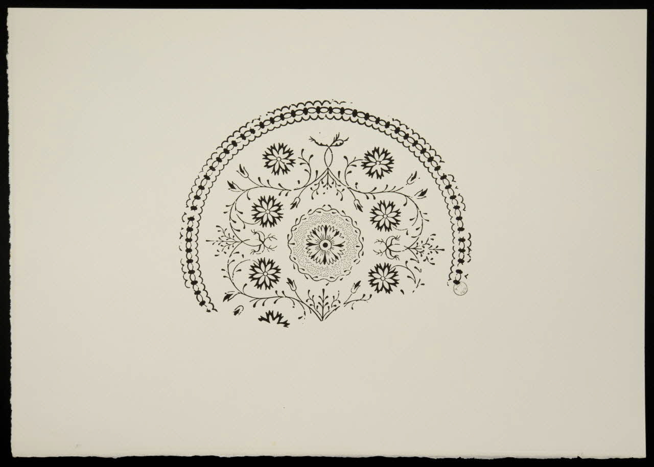 estampe Motifs végétaux ornementaux 1969.87.389.1 Photo