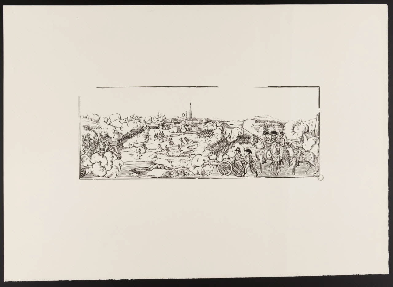 estampe Bataille devant un village 1969.87.40 Photo