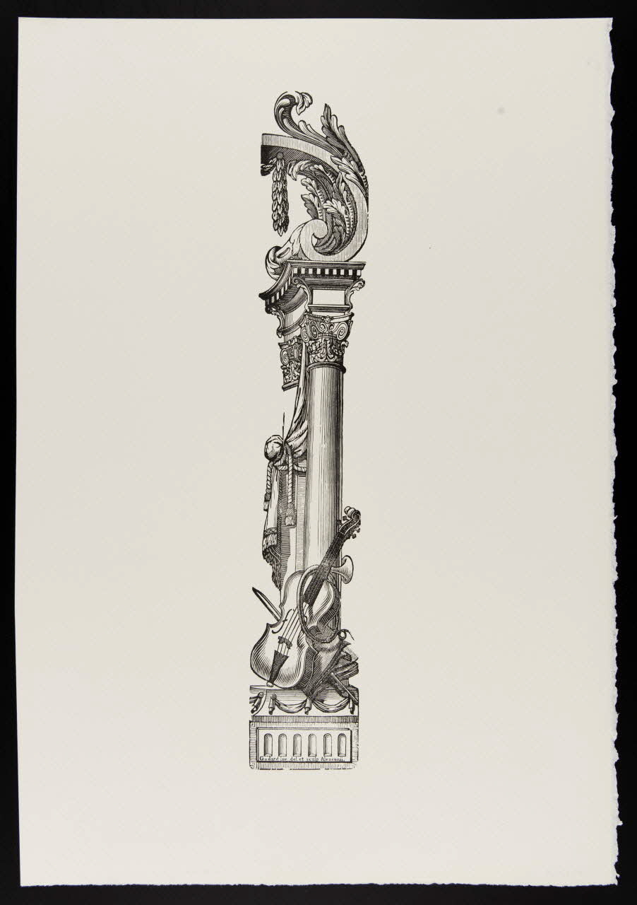 estampe Colonne et éléments d'architecture décorative 1969.87.407.3 Photo