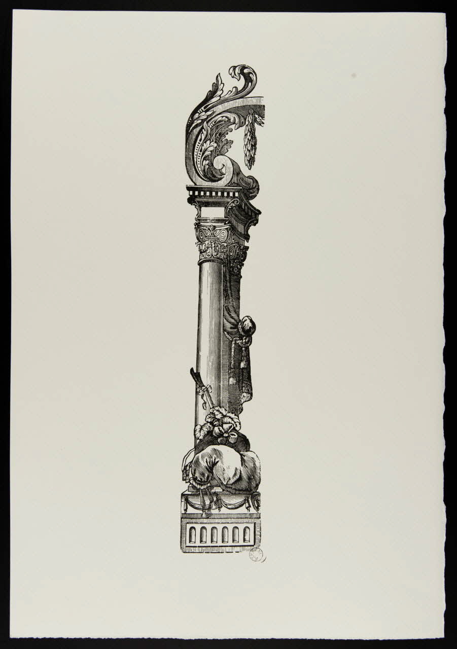 estampe Colonne avec élément d'architecture ornementale 1969.87.409.1 Photo