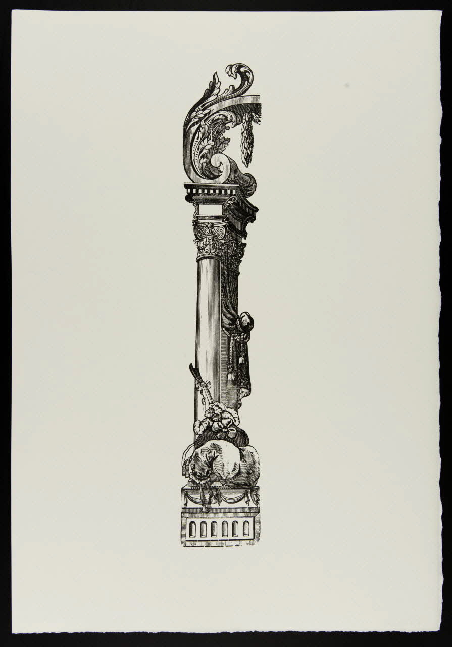 estampe Colonne avec élément d'architecture ornementale 1969.87.409.3 Photo