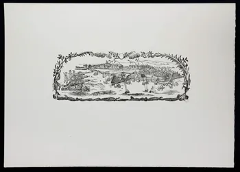 estampe Bombardement d'une ville 1969.87.41.1 Photo