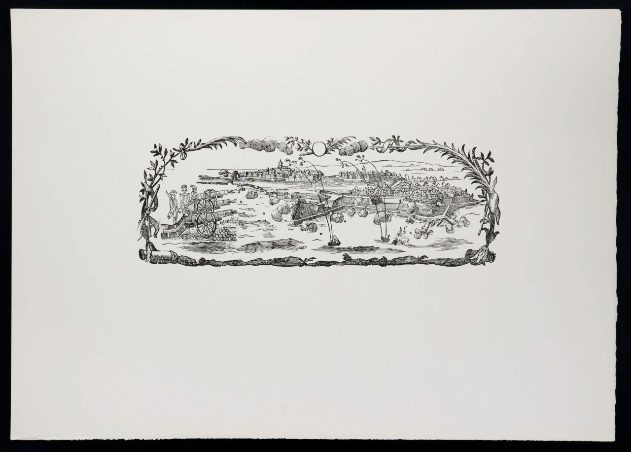 estampe Bombardement d'une ville 1969.87.41.2 Photo