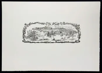 estampe Bombardement d'une ville 1969.87.41.2 Photo