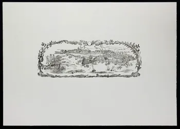 estampe Bombardement d'une ville 1969.87.41.4 Photo