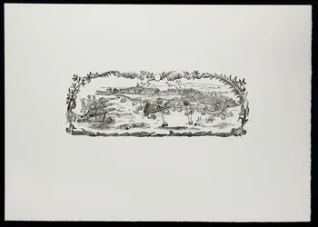 estampe Bombardement d'une ville 1969.87.41.5 Photo