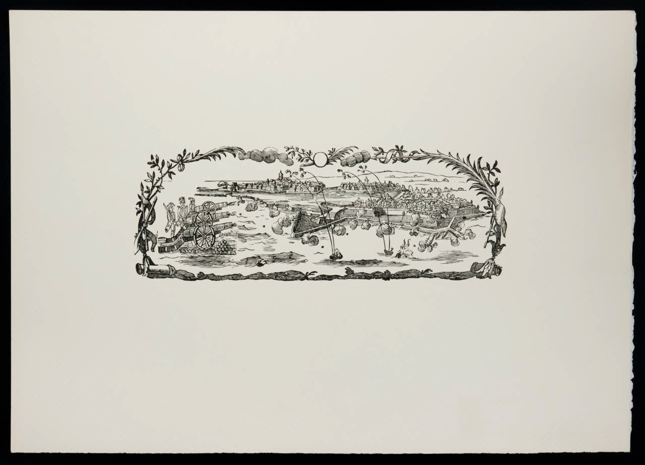 estampe Bombardement d'une ville 1969.87.41.6 Photo