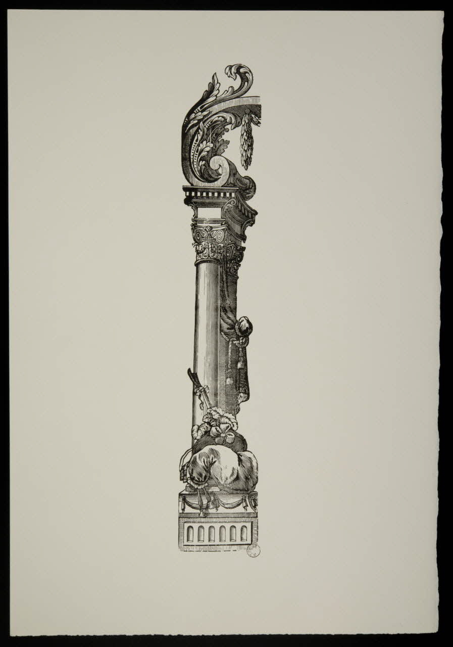 estampe Cornemuse et colonne 1969.87.410 Photo