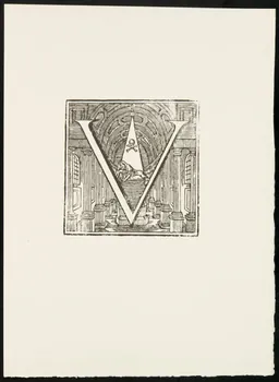 estampe Scène d'intérieur d'église 1969.87.415.3 Photo