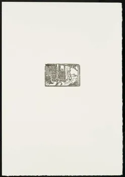 estampe Homme devant un bâtiment 1969.87.417.2  Photo