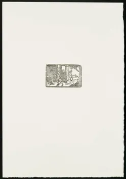 estampe Homme devant un bâtiment 1969.87.417.3  Photo