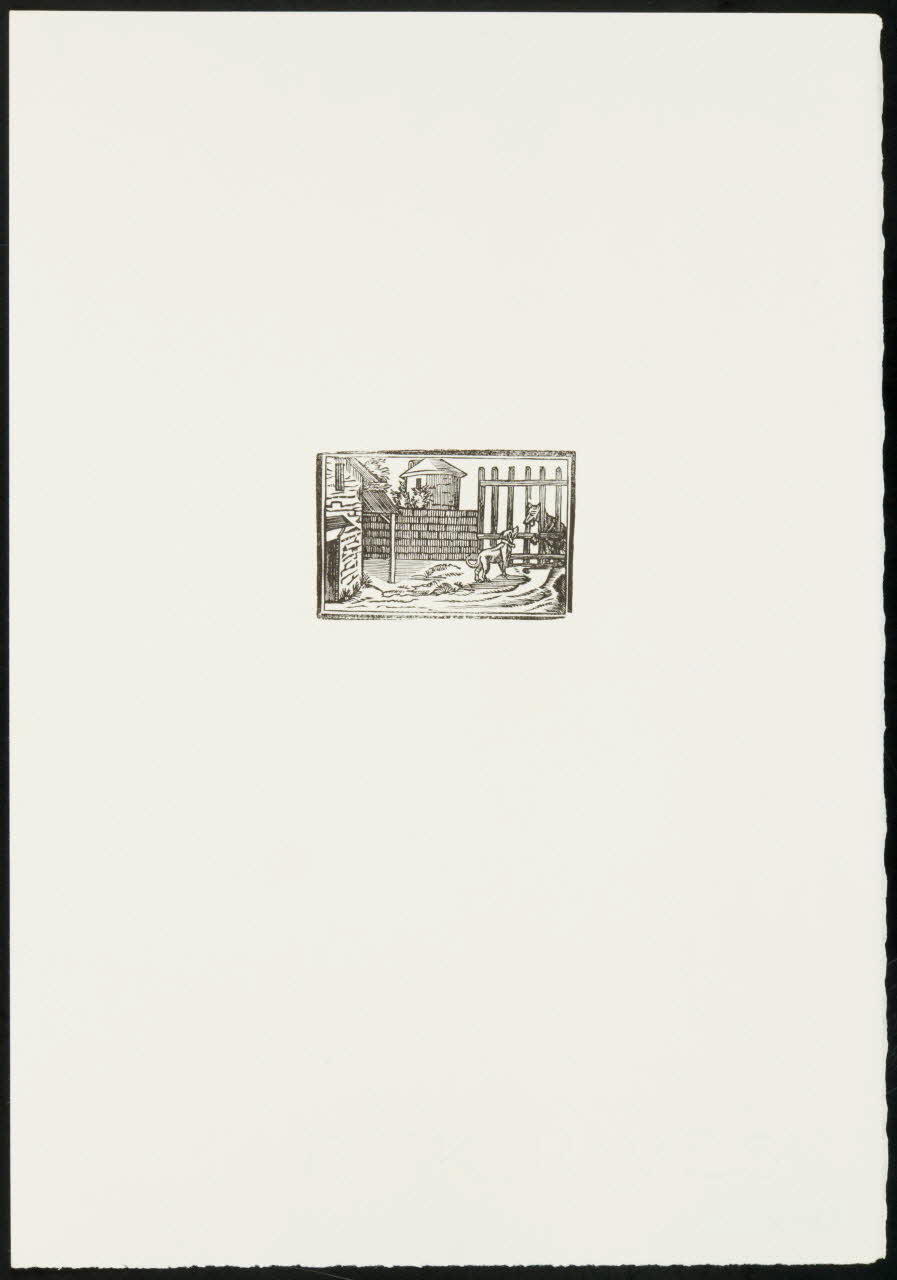 estampe Cour campagnarde 1969.87.419.3 Photo