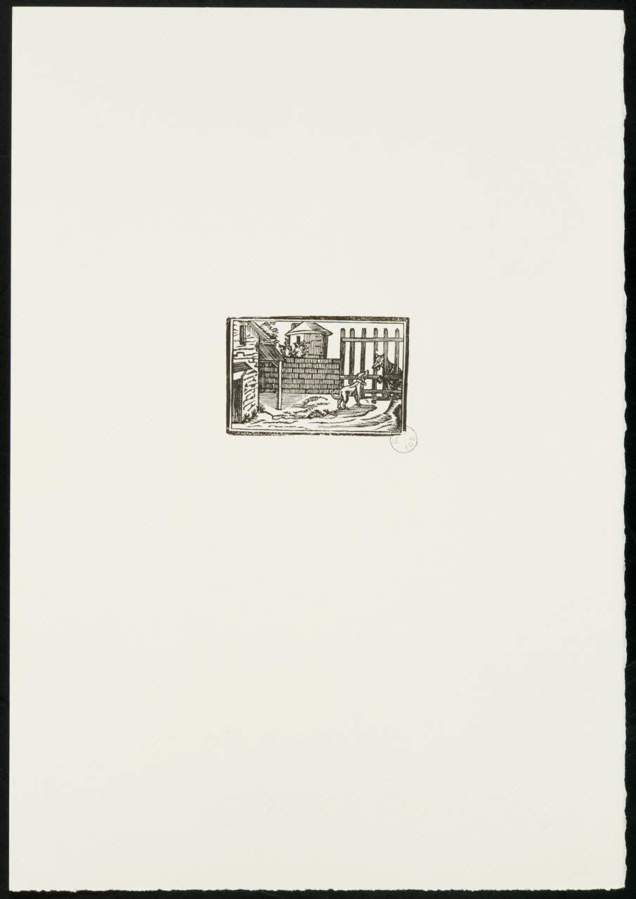 estampe Cour campagnarde 1969.87.420 Photo