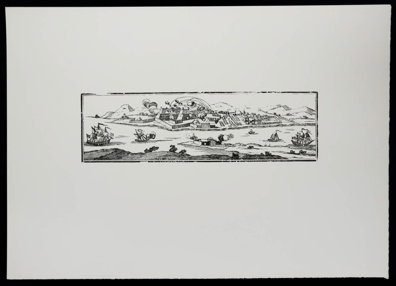 calendrier Bombardement d'une ville 1969.87.43.3 Photo