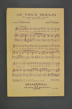 Charles Saint-Granier ; Charles Borel-Clerc ; Alice Cocéa ; Robert Burnier ; Chappell; chanson petit format Île-de-France, France 1931 1965.186.52 Photo Mucem