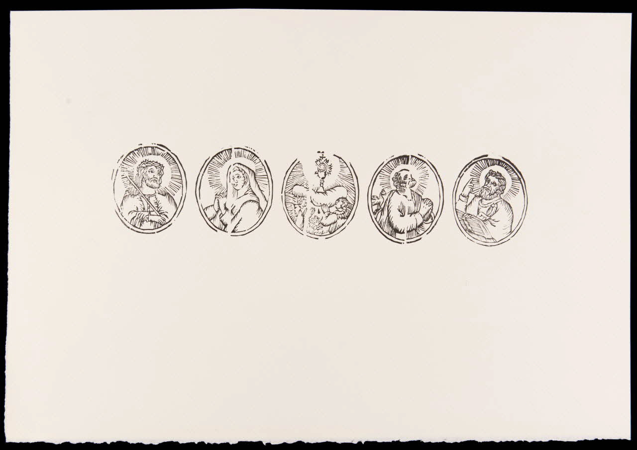 estampe Médaillons avec figures de saints 1969.87.441.2 Photo