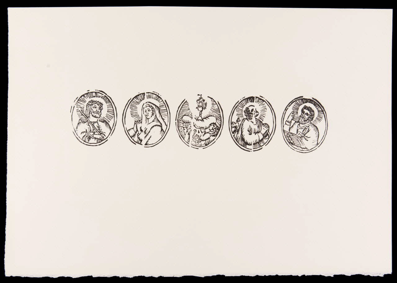 estampe Médaillons avec figures de saints 1969.87.441.3 Photo