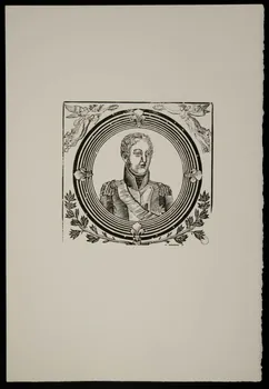 estampe Portrait d'homme en médaillon 1969.87.450 Photo