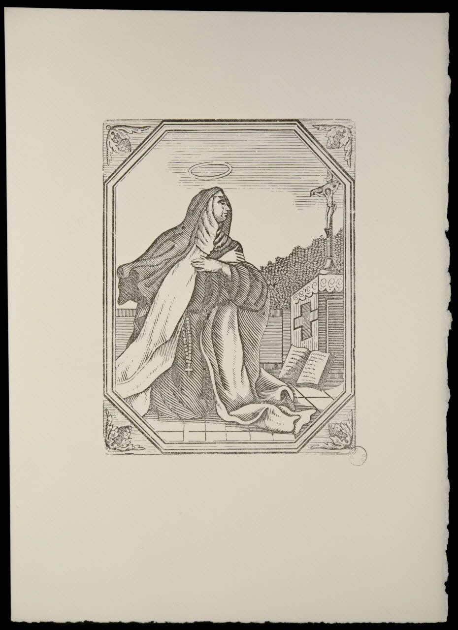 estampe Religieuse sainte 1969.87.458 Photo