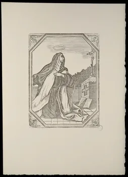 estampe Religieuse sainte 1969.87.458 Photo